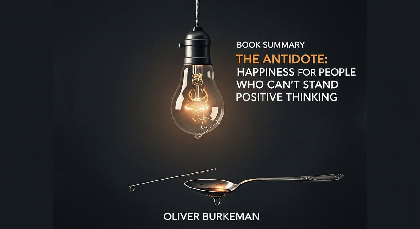 The Antidote Summary in Hindi: सकारात्मक सोच के जाल से बाहर निकलने का 'नकारात्मक मार्ग'