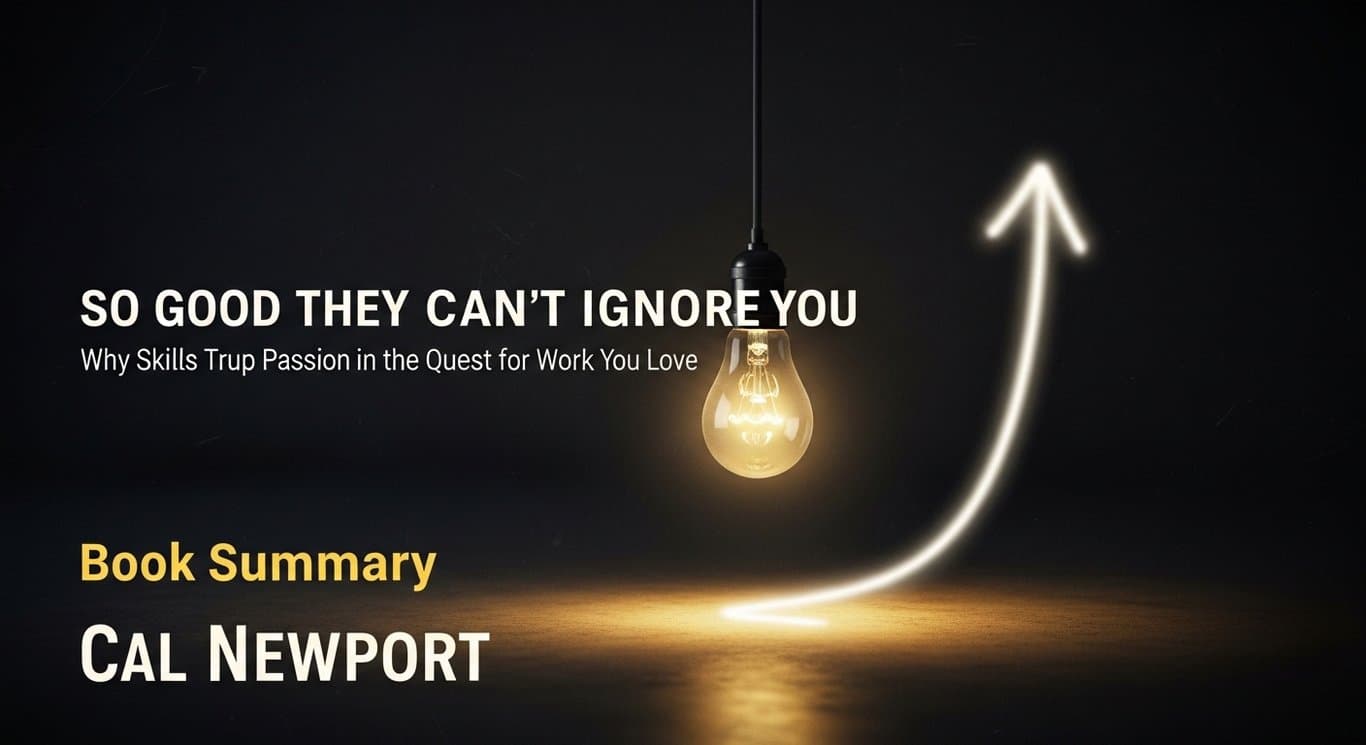 So Good They Can't Ignore You Summary in Hindi: पैशन के झूठ से बचें और करियर में महारत हासिल करें