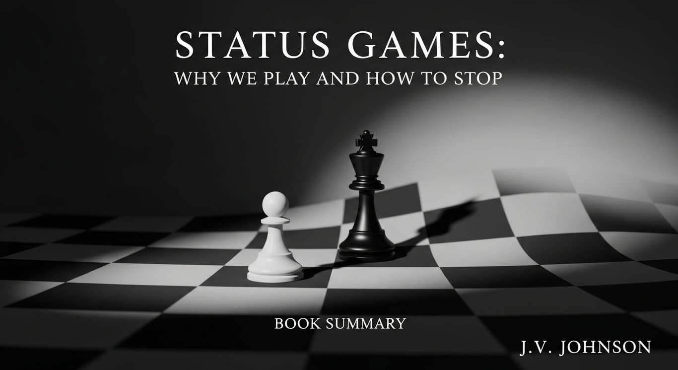 Status Games Summary in Hindi: हम स्टेटस के पीछे क्यों भागते हैं और इस अंधी दौड़ को कैसे रोकें? (J.V. Johnson)