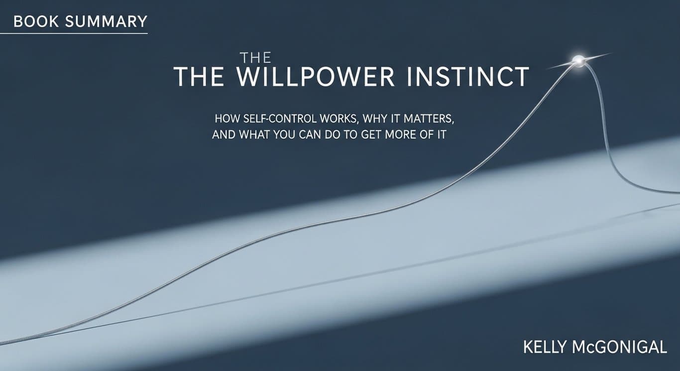 The Willpower Instinct Summary in Hindi: आत्म-नियंत्रण (Self-Control) और इच्छाशक्ति का संपूर्ण विज्ञान