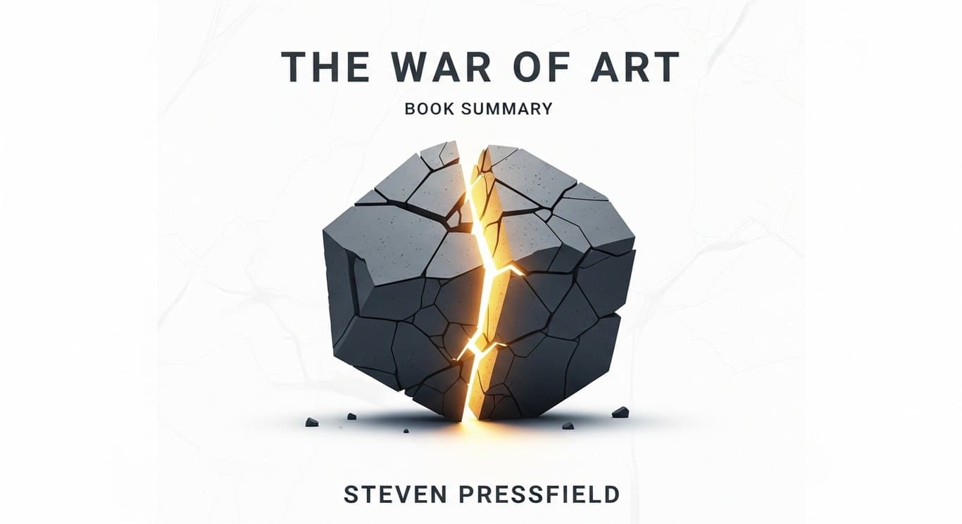 The War of Art Summary in Hindi: रचनात्मक बाधाओं और 'Resistance' को कैसे हराएं।